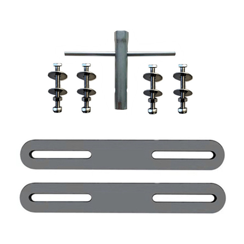 摩托车不锈钢尾箱压条固定板全套螺丝外卖后货架底板固定卡条