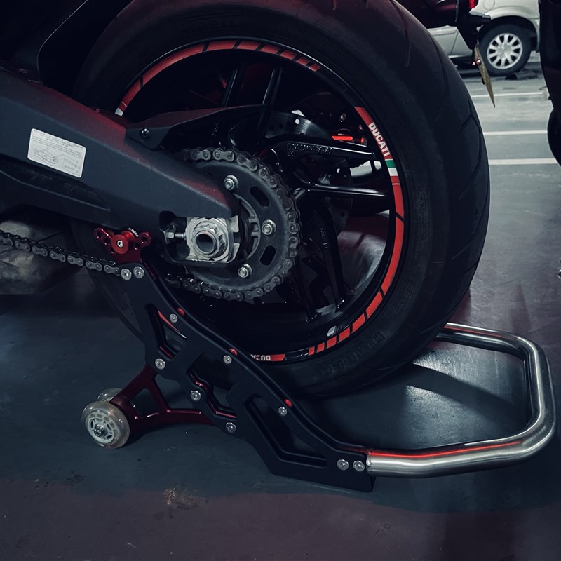 摩托车CNC比赛维修后起车架 不锈钢起驻车架  多款颜色选择可拆式