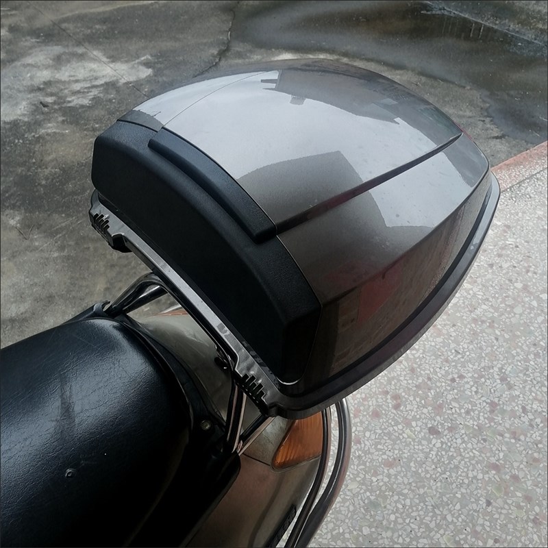 适用雅迪冠能G26-M-H电动车尾箱大号加厚后备箱外卖箱后尾架货架