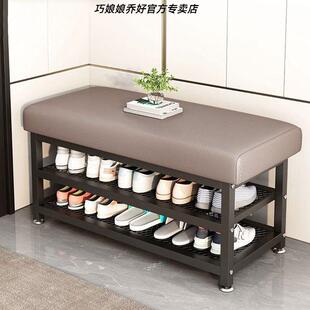 家用换鞋凳子简约客厅置物凳门口软包坐垫鞋架衣帽间沙发凳
