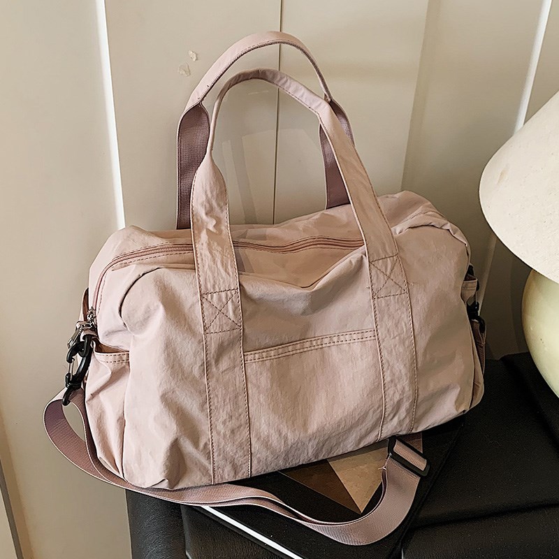 短途旅行包女2025p新款大容量手提健身包轻便收纳行李包轻便旅行