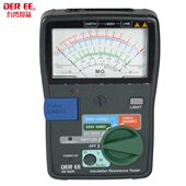 DE绝缘手持式 台湾表 得益电阻兆欧表 绝缘电阻测试仪20指针 50式