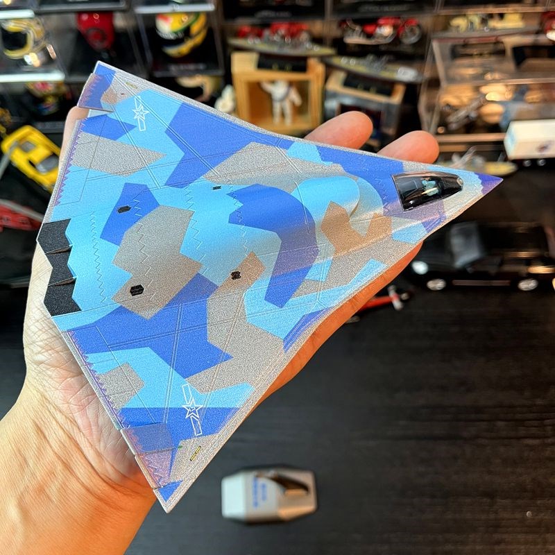 1:144合金飞机模型第六代歼36隐N形战机成品配合金支架