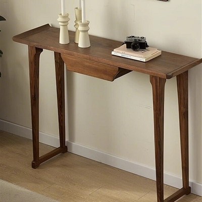 新中式条案实木靠墙玄q关桌中堂供桌香案家用佛台入户条桌彷古条