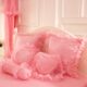 爱曼配件抱枕公主床枕舞心紫色枕 品南瓜粉色裙轻 纱 扬飞 舞