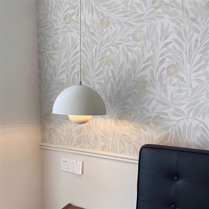 法式复古卧室墙布背景墙无缝全屋温馨橘子树壁纸高Y级感艺术壁画