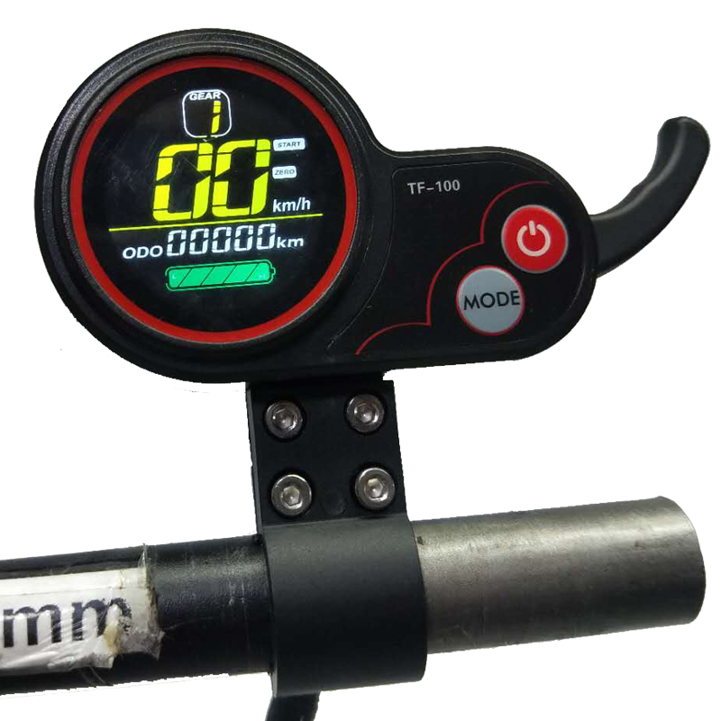 精品电动滑板车改装36V/48V仪表带USB充电指勾式仪表踏板车控制器