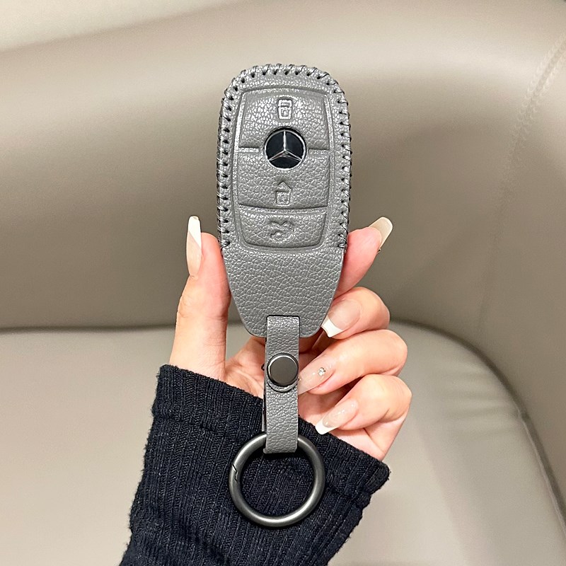 2024新款奔驰EQB260钥匙套23年EQA壳EQC包22年EQE350电动车锁匙扣