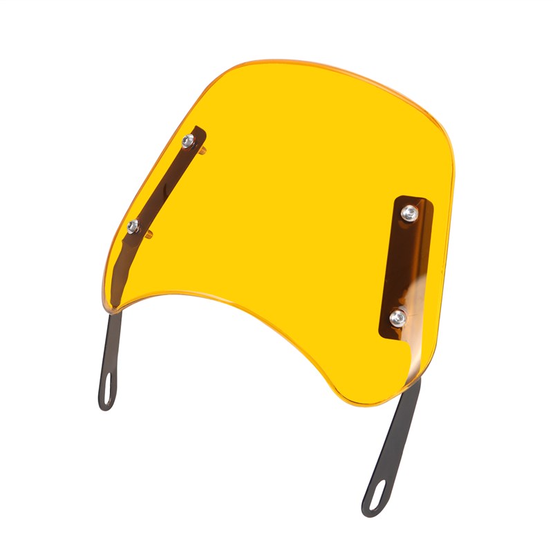 适用太子CG125摩托车改装配件复古挡风板挡风罩透明前风挡挡风板