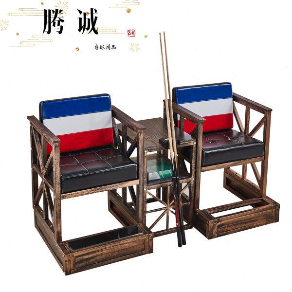 台球桌沙发座椅球厅俱乐部用观球沙发椅子皮革茶几用品配件腾诚