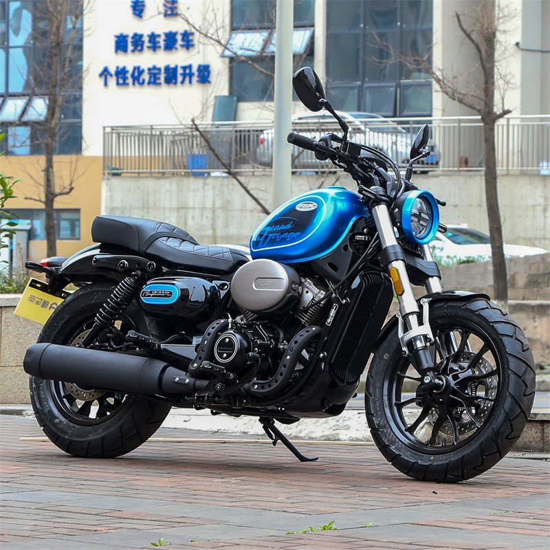 新款国四电喷轻骑骁胜大韩GV300男士旅行代步覆古巡航太子摩托车