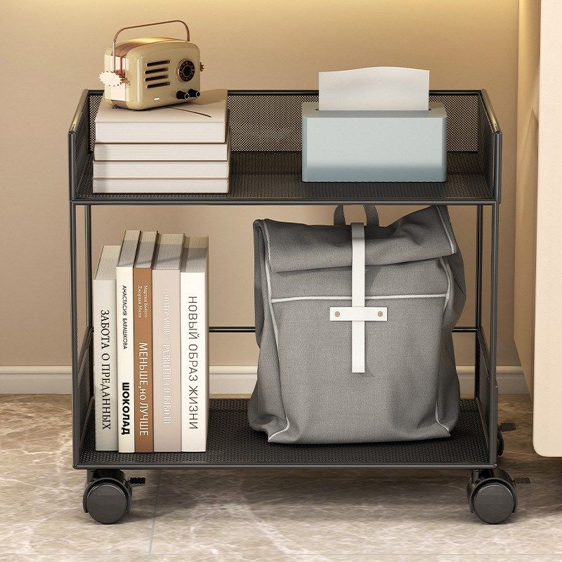 可移动书包架桌下置物筐家用放存书桌收纳神器带轮小推车书架收纳,住宅家具,书架,淘宝优惠券,粉丝福利购,淘宝优惠卷