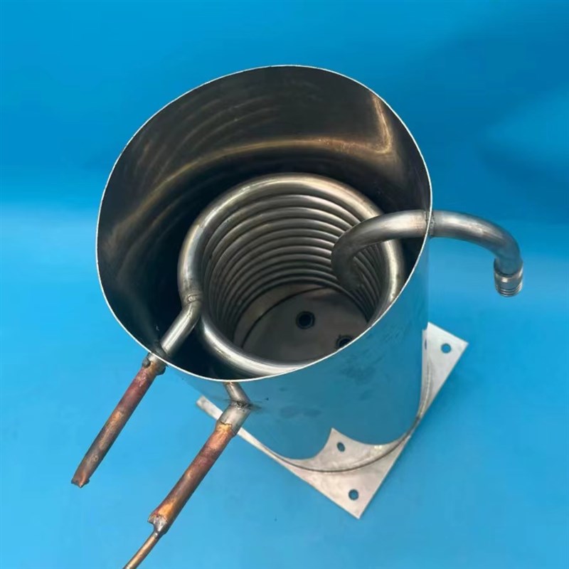 工业冷水机专用304不锈钢水箱配套不锈钢盘管蒸发器3P5P10P15P20P