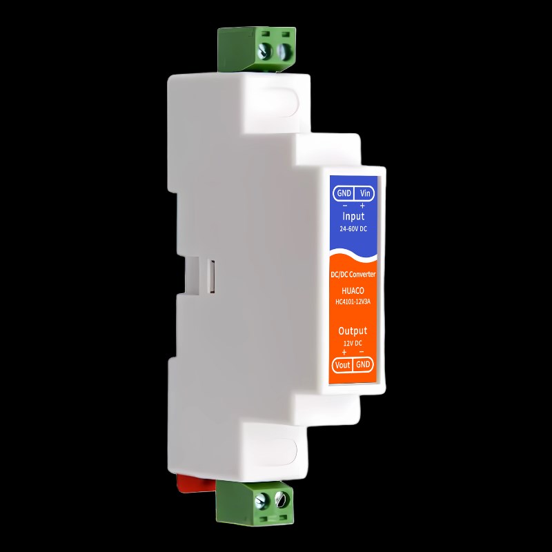 导轨型直流转直流DCDC变压模块48V36V24V转12V9V5V电源转换降压3A