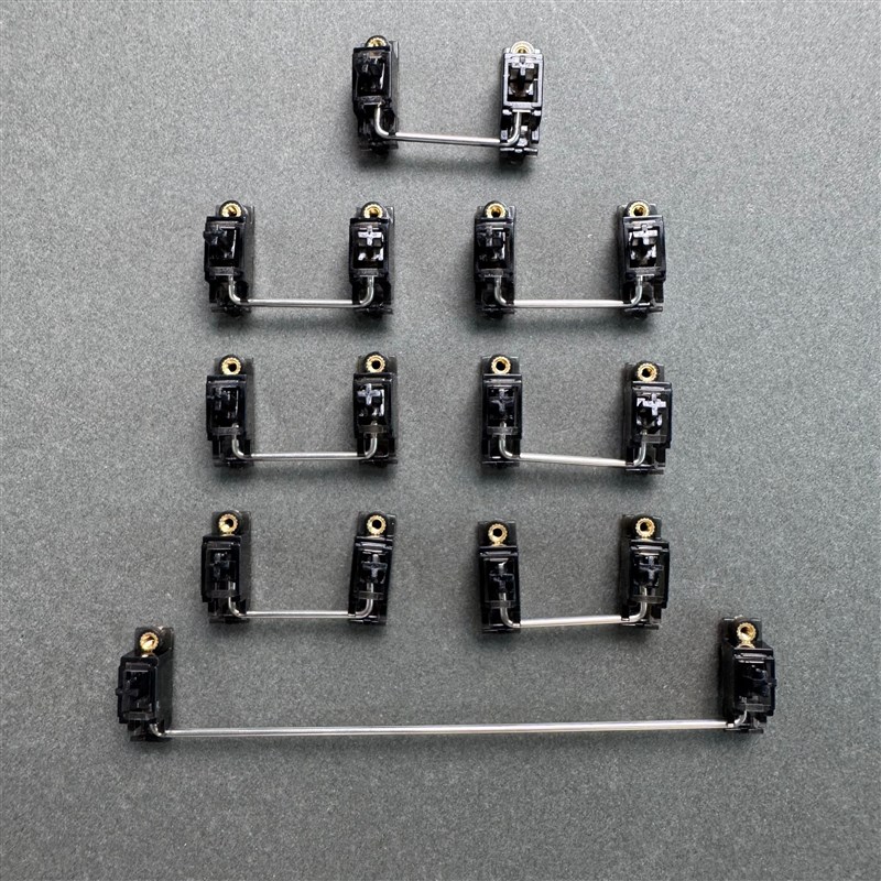 KKX外设螺丝卫星轴PCB卫星轴客制化机械键盘6.25U 7U卫星轴钢丝