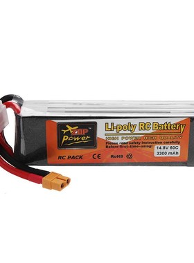 16年ZOP厂家RC航模高倍率电池工厂3300mAh7.4V11.1v14.8V22.2V60c