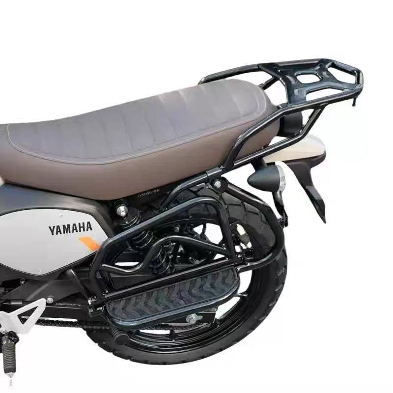 适用于雅马哈GT150尾箱架JYM150-8A改装后货架载物架侧翻脚踏配件