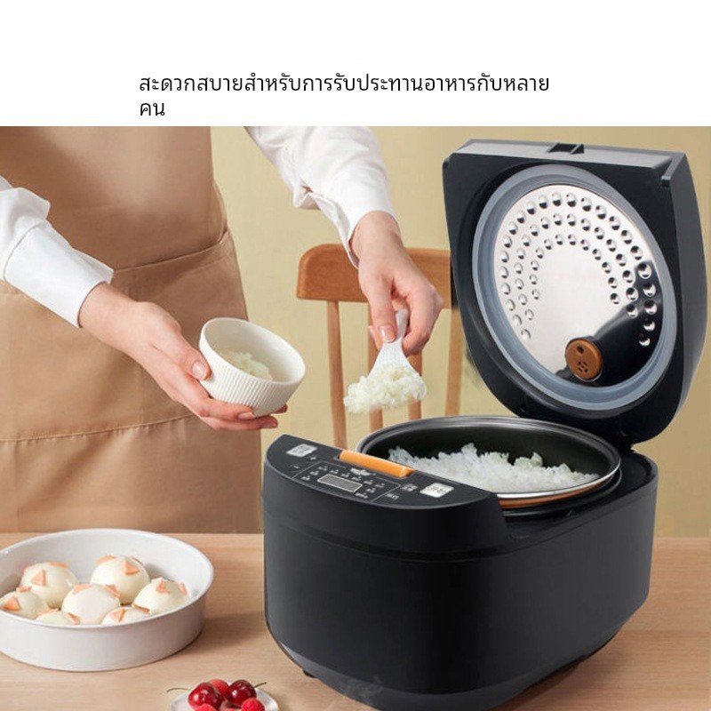 先科5L大容量不粘球釜电饭煲智能预约保温多功能家用3一4人电饭锅