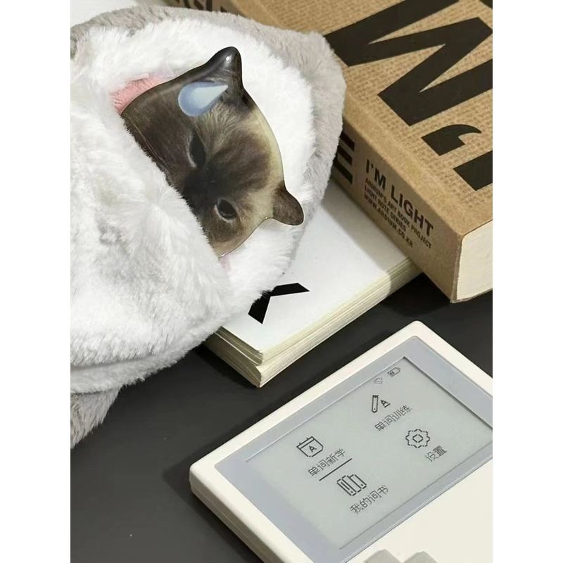 小鲨鱼玩偶笔袋高颜值可爱创意文具盒毛绒绒铅笔袋女生便携大容量