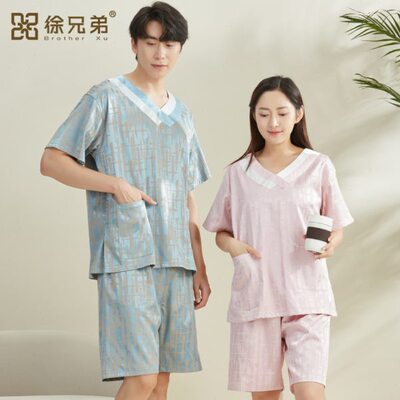 汗蒸服女款2024新款洋气情侣大码浴服温泉洗浴中心美容院足浴按摩