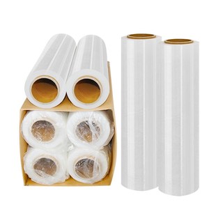 缠绕膜50CM宽塑料薄膜拉伸膜大卷PE工业用保鲜膜打包保护膜包装膜