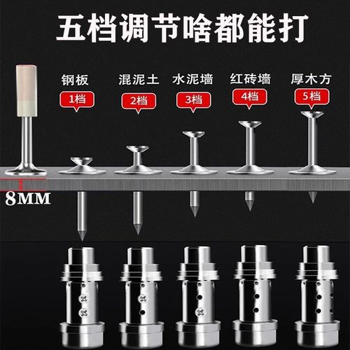 德国炮钉枪迷你吊顶神器一体消音射钉枪线槽气钉枪超静音固定水泥