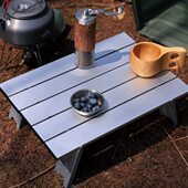 户外超轻便携式 迷你铝合金桌子超小折叠休闲桌帐篷野营桌茶几茶桌