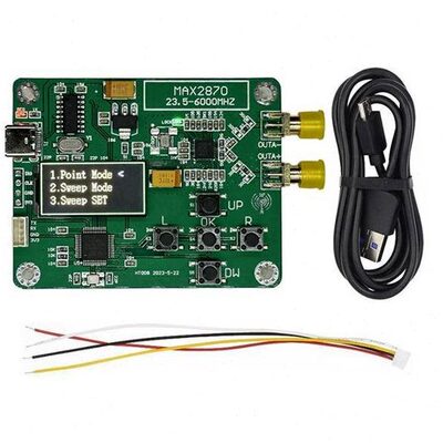 LTDZ_MAX2870_STM32_23.5-6000Mhz信号源 23.5-6000M 串口控制