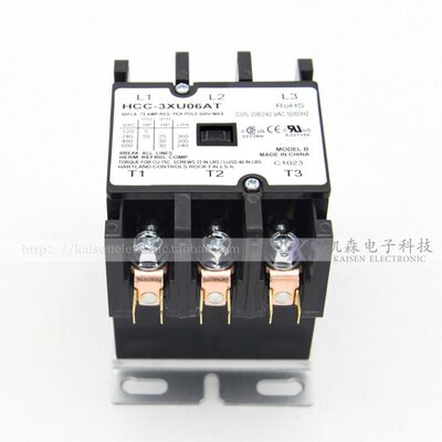 208V/240V 60A HCC-3XU06AT锅炉空调取暖通设备UL三相交流接触器