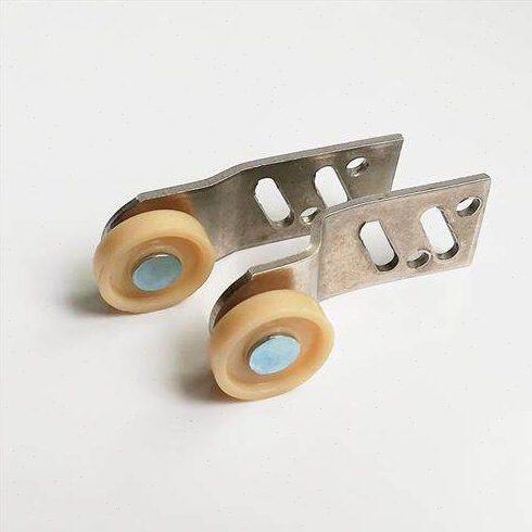 多用途滑轮片吊轮不锈钢轴承吊轮蒸柜门配件吊挂滑轮片不锈钢辘