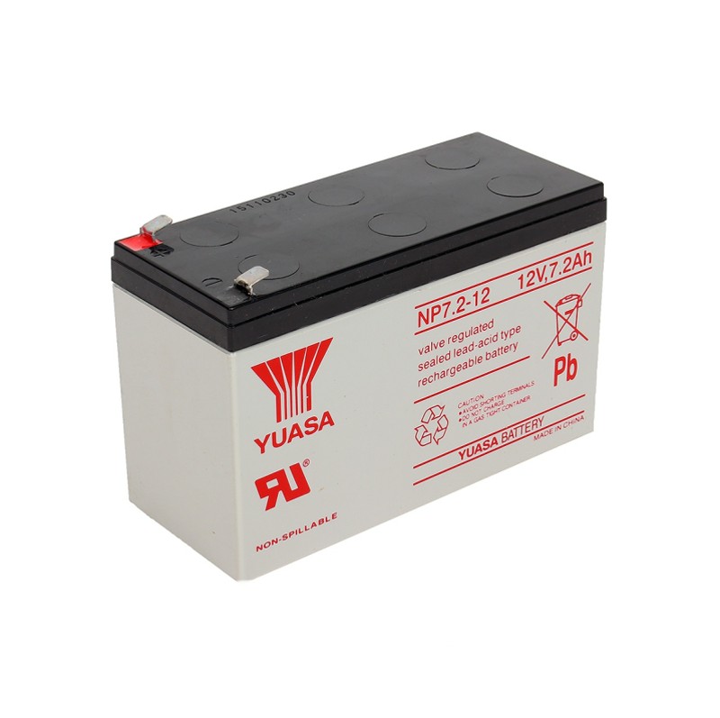 NP7-12FR 12V7AH三菱 电梯 YUASA汤浅蓄电池 平层用电瓶
