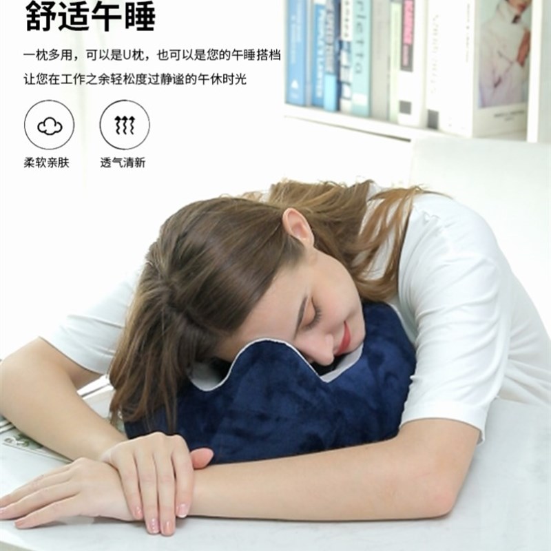 火车硬座睡觉神器u型枕头护颈枕头枕午睡便携出差靠枕飞机坐着睡
