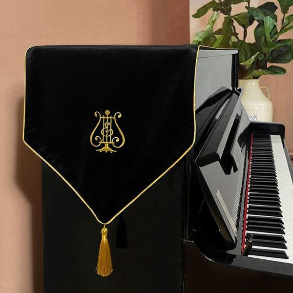 简约调性欧式丝绒钢琴披复古琴旗桌旗装饰盖巾钢琴防尘盖布装饰,居家布艺,钢琴罩,淘宝优惠券,粉丝福利购,淘宝优惠卷