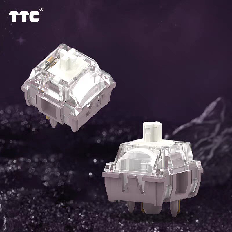 TTC快金轴V3 更纯 更顺 更HIFI 客制化机械键盘轴 石子音 麻将音