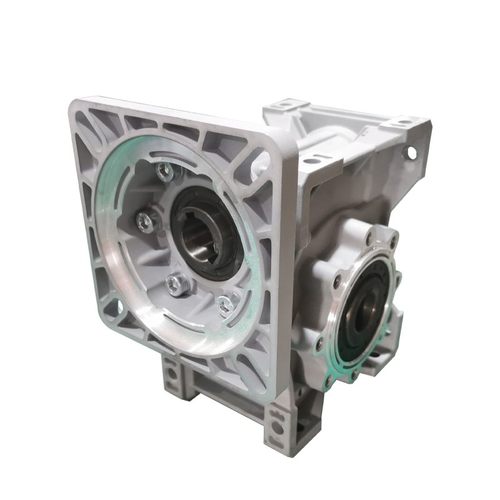 8弧分精密蜗轮蜗杆减速机器伺服步进电机立式 法兰低间隙涡轮涡杆