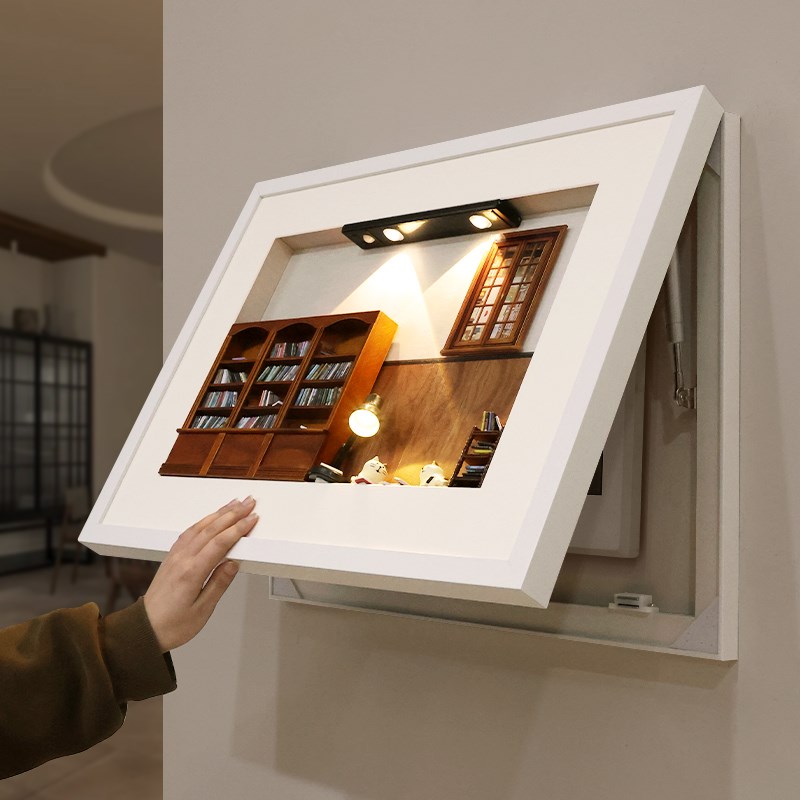 磁吸电表箱装饰画diy置物2025新款配电箱遮挡挂画电闸开关盒壁画