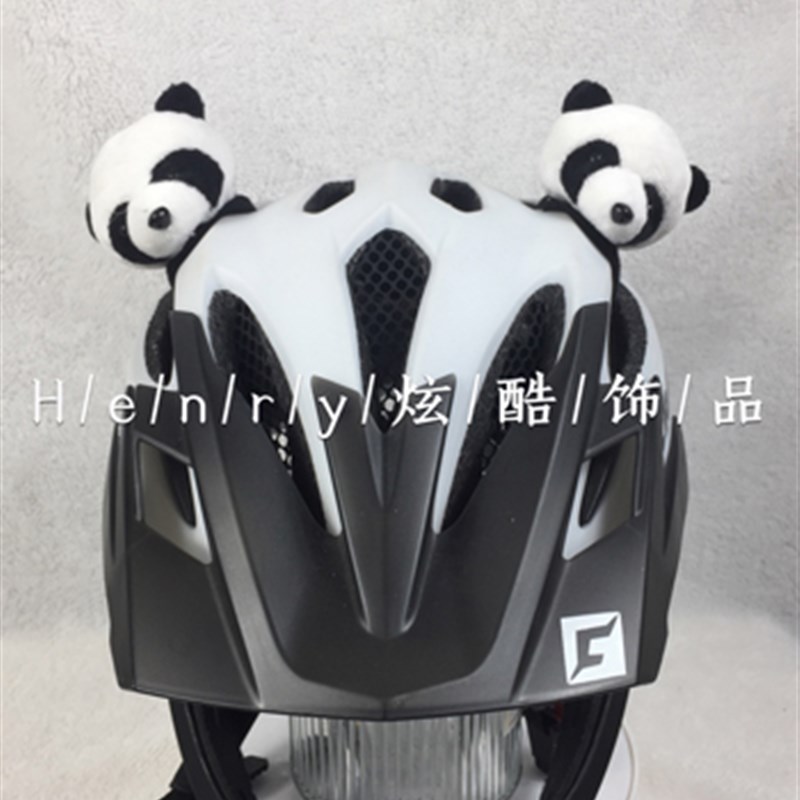 成人儿童男女生平衡车滑步摩托车电动车头盔装饰品头饰兔米奇耳朵