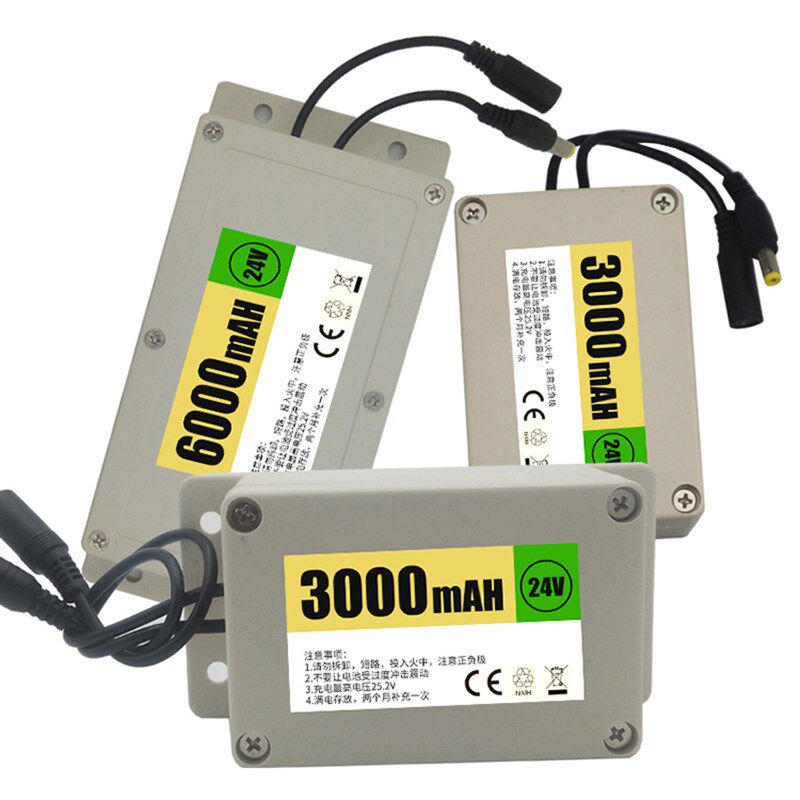 12V/24V锂电池18650芯小体积大容量移动电源监控设备可固定充电瓶