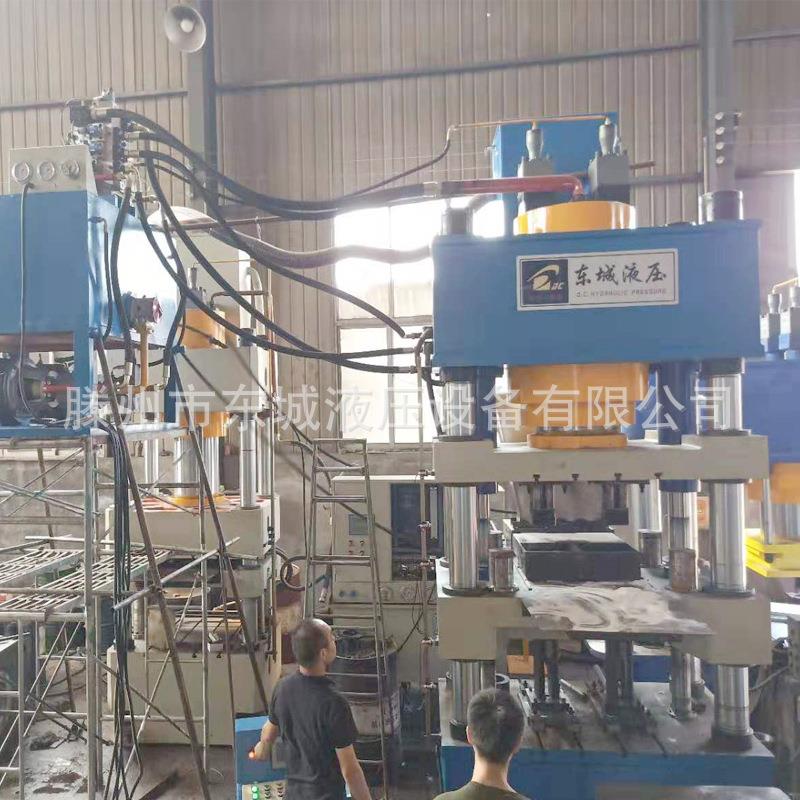 直销双模牛羊舔砖液压机 全自动630吨牛羊舔砖液压机 每分钟6块