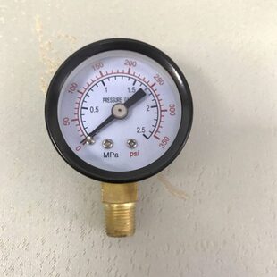 压力表 压力2.5mpa 350psi 25kg 直径40mm 螺纹PT1/8 ZG1/8 一分