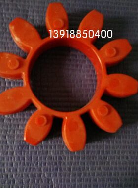 德国KTR梅花联轴器ROTEX55弹性体GR90-100红色垫圈外径200mm10齿