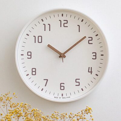 MJK现代简约钟表客厅家用卧室静音挂钟北欧时尚轻奢创意时钟