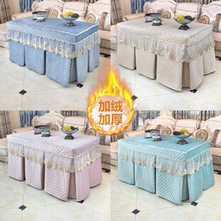 新款烤火罩加厚长方形冬季烤火被电炉罩电茶几暖炉罩套取暖桌罩套