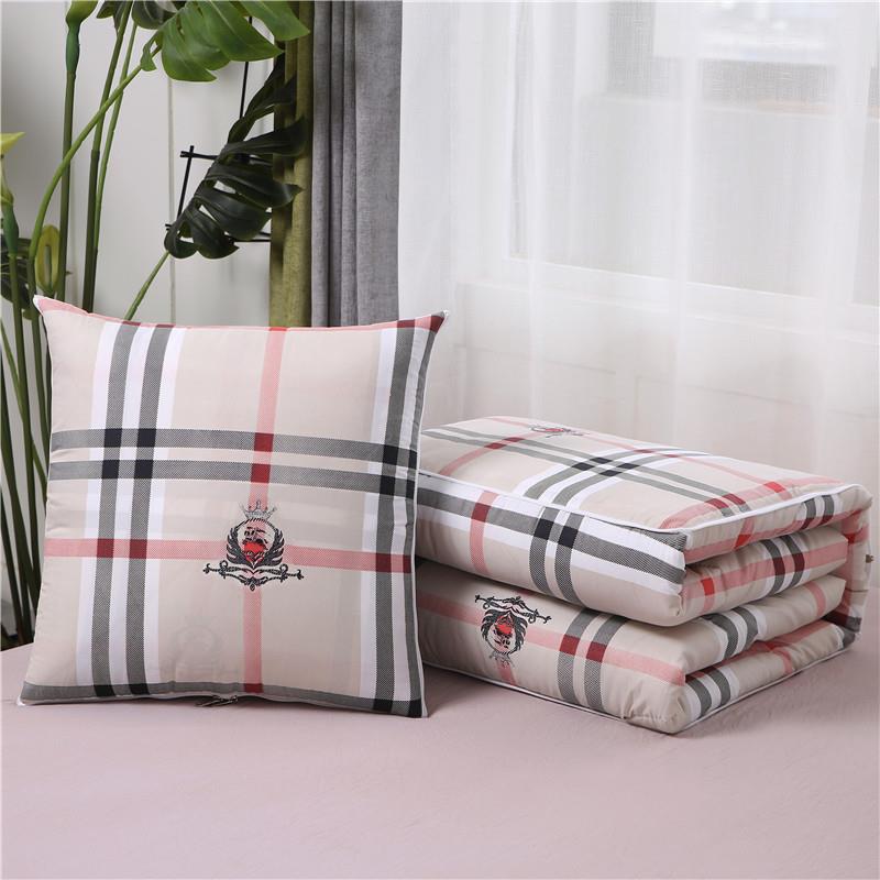 速发车里b睡觉枕头抱枕被子两用靠垫被汽车载靠枕沙发可折叠午睡