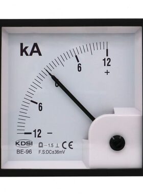 指针式直流电流表BE-96 DC+-36mV+-12kA 正负显示电表 输入+-36mV
