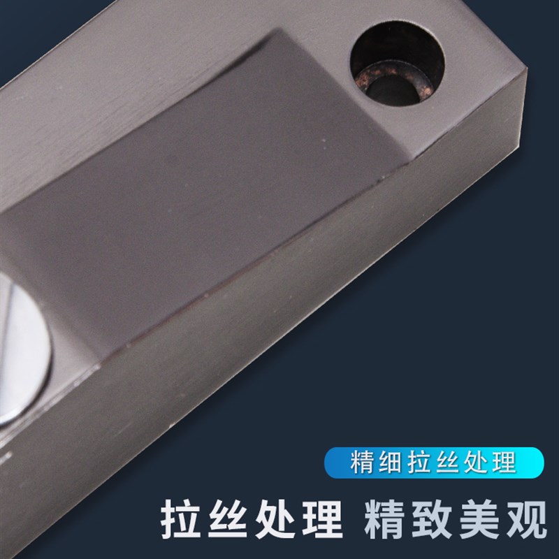 旋转门地插锁地插销有框玻璃门锁明装木门铝合金门地锁弹簧落地插