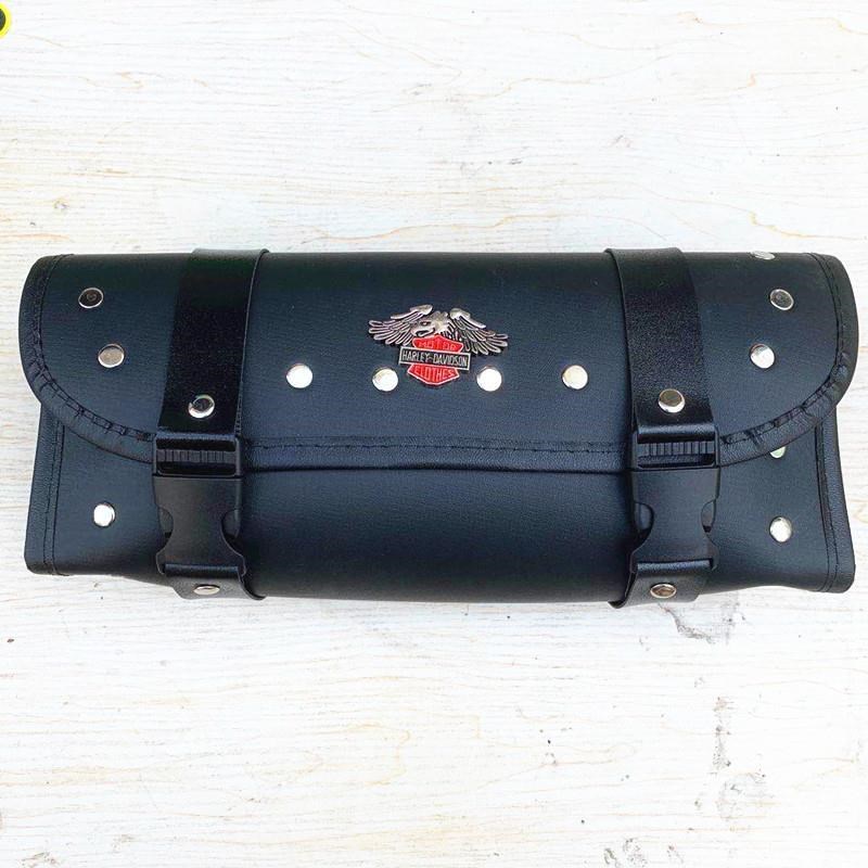 电动车摩托车哈雷巡航太子车改装边包边箱边袋工具包车头挂包