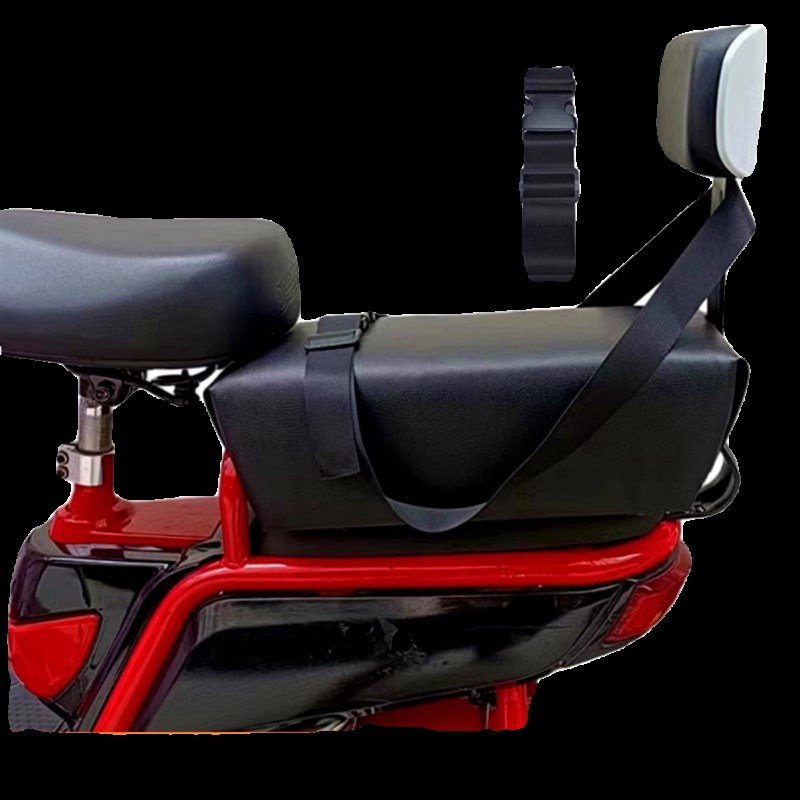 36厘米高加厚加高电动车后靠背 电瓶自行车靠垫简易款儿童靠背