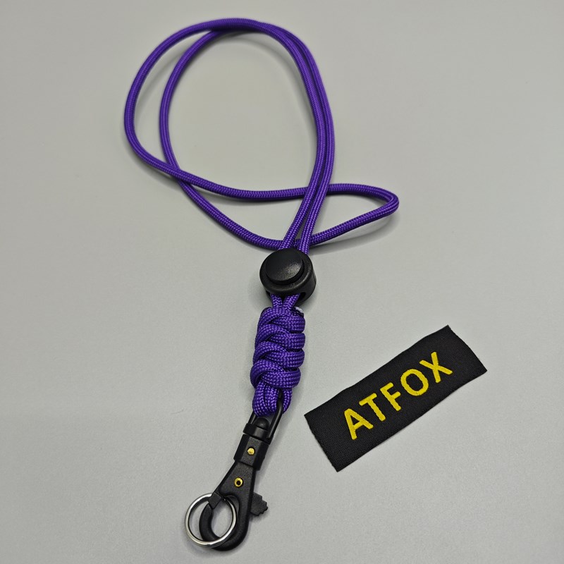 ATFOX原创简约工装风小众挂绳挂脖绳迷彩绳钥匙扣证件小包防丢绳