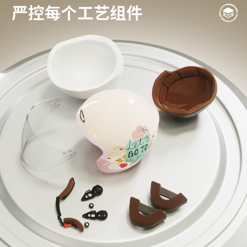 野马3C认证电动摩托车头盔男女四季通用款国标冬季电瓶车安全盔帽